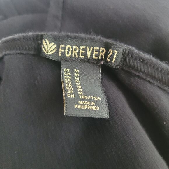 Forever 21 Catsuit/Bodysuit‎ Black Women's Size Medium - Picture 5 of 6